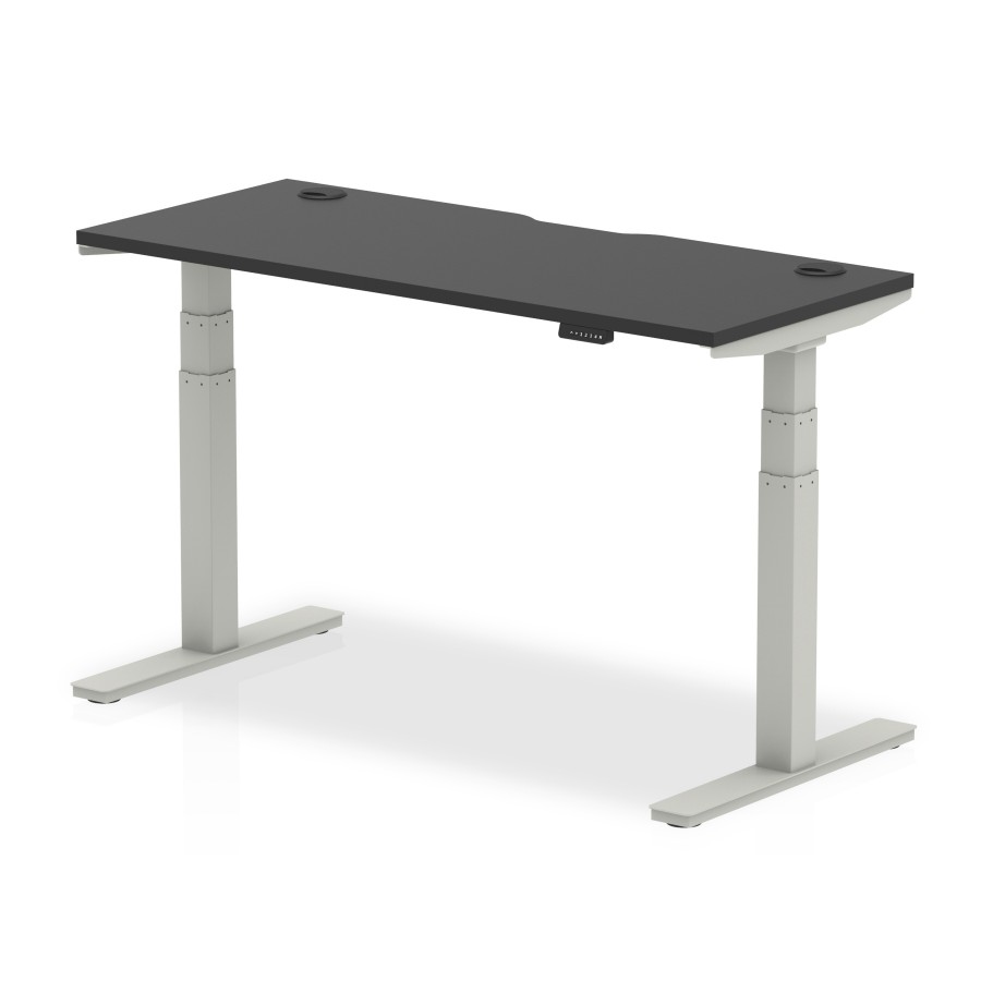 Black Series Shallow Height Adjustable Desk